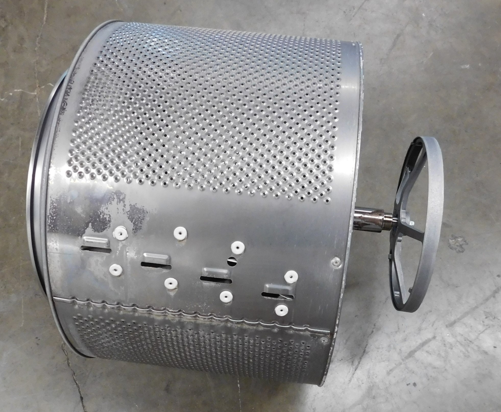 Fire Pit Front Load Washer Tub For Use As On Stand Fire Pit