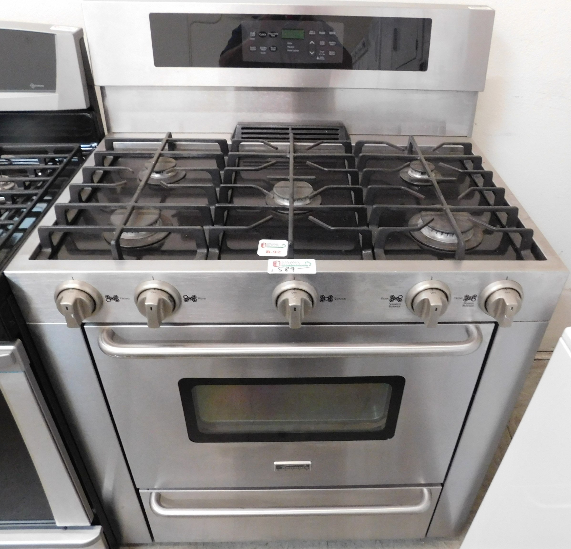 Stove Kenmore 36 Inch Stainlees Steel Gas Stove B 92 Blowout