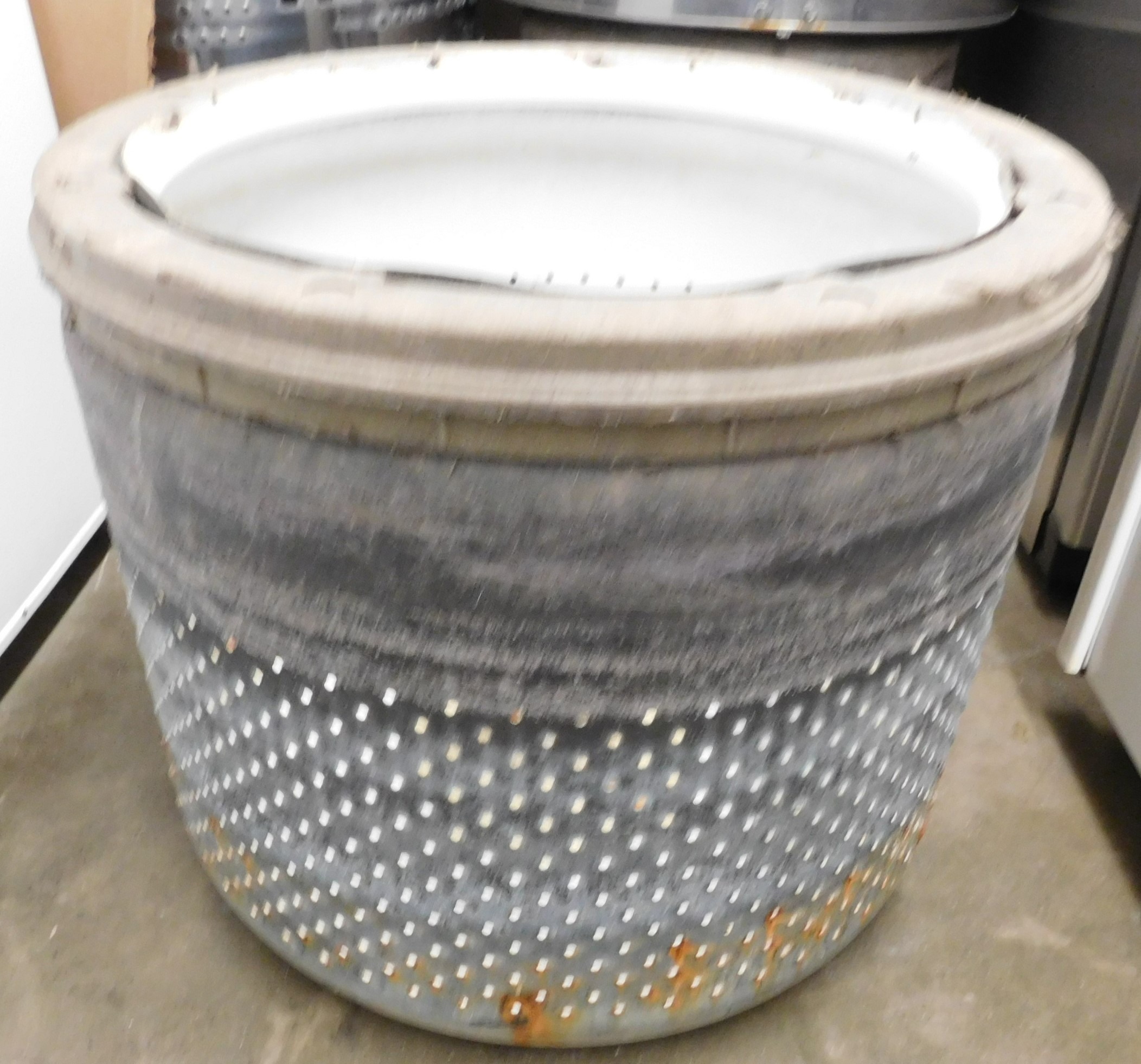 Washer Tub For Use As Fire Pit Appliance Recycler