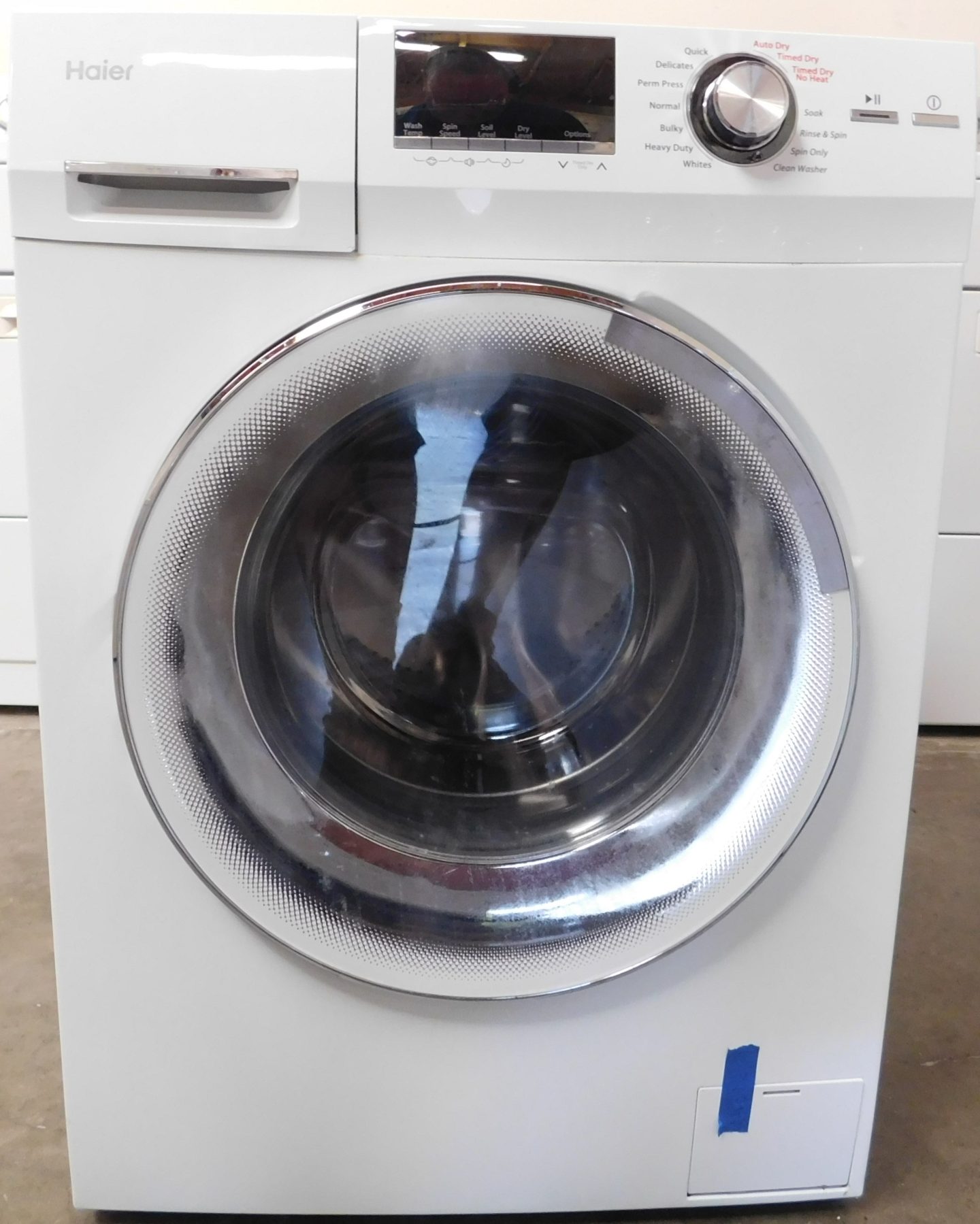 COMBO WASHER/DRYER HAIER 3.5 CU FT. ELECTRIC 110 VOLT A36