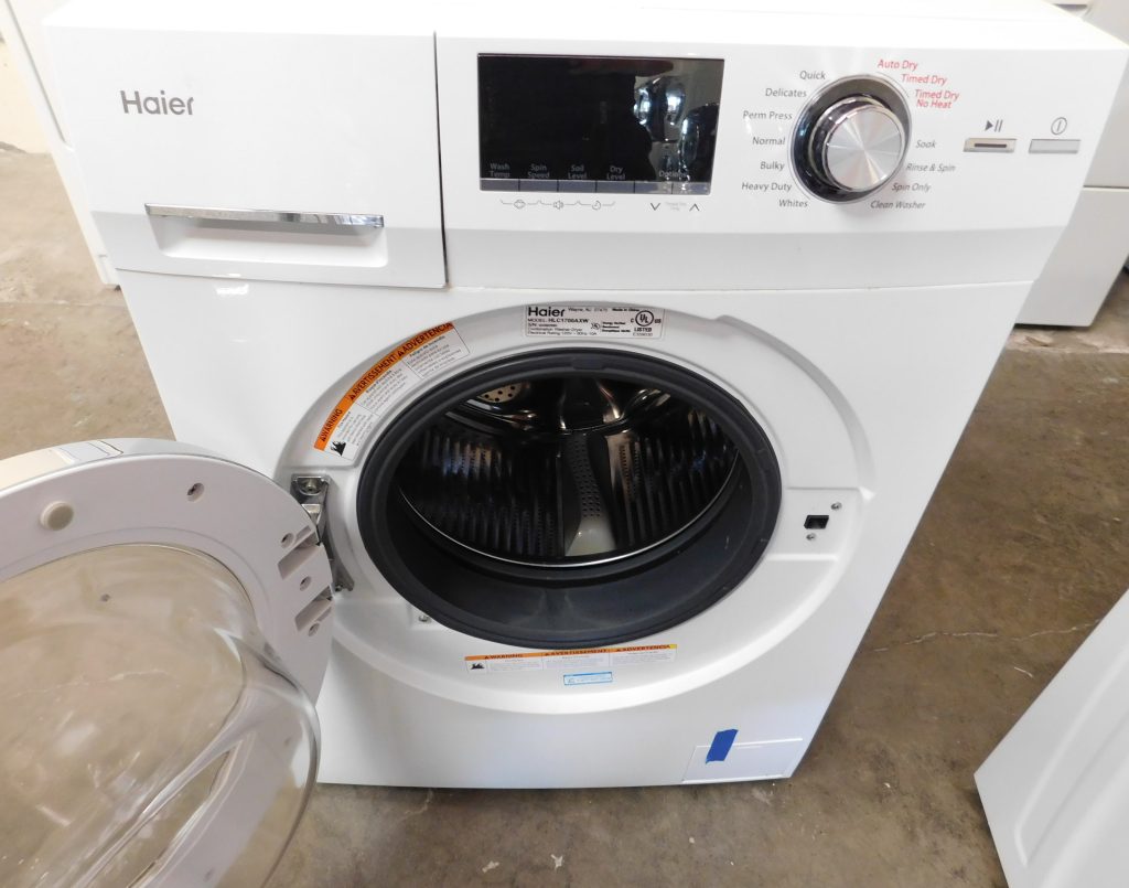 COMBO WASHER/DRYER HAIER 3.5 CU FT. ELECTRIC 110 VOLT A36 Appliance Recycler