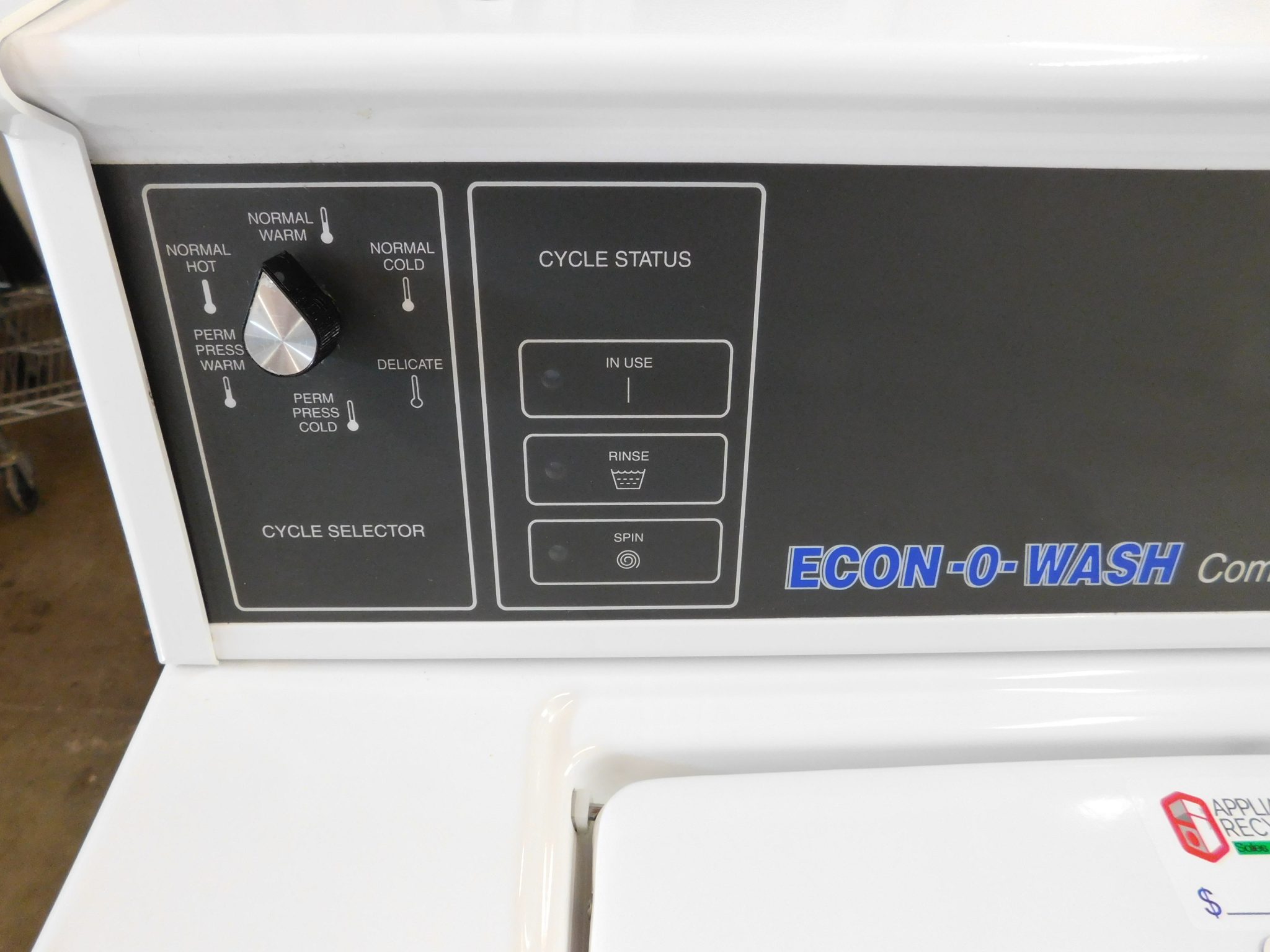 WASHER (ALMOST NEW) GRADE) ECONOWASH SUPER CAPACITY A