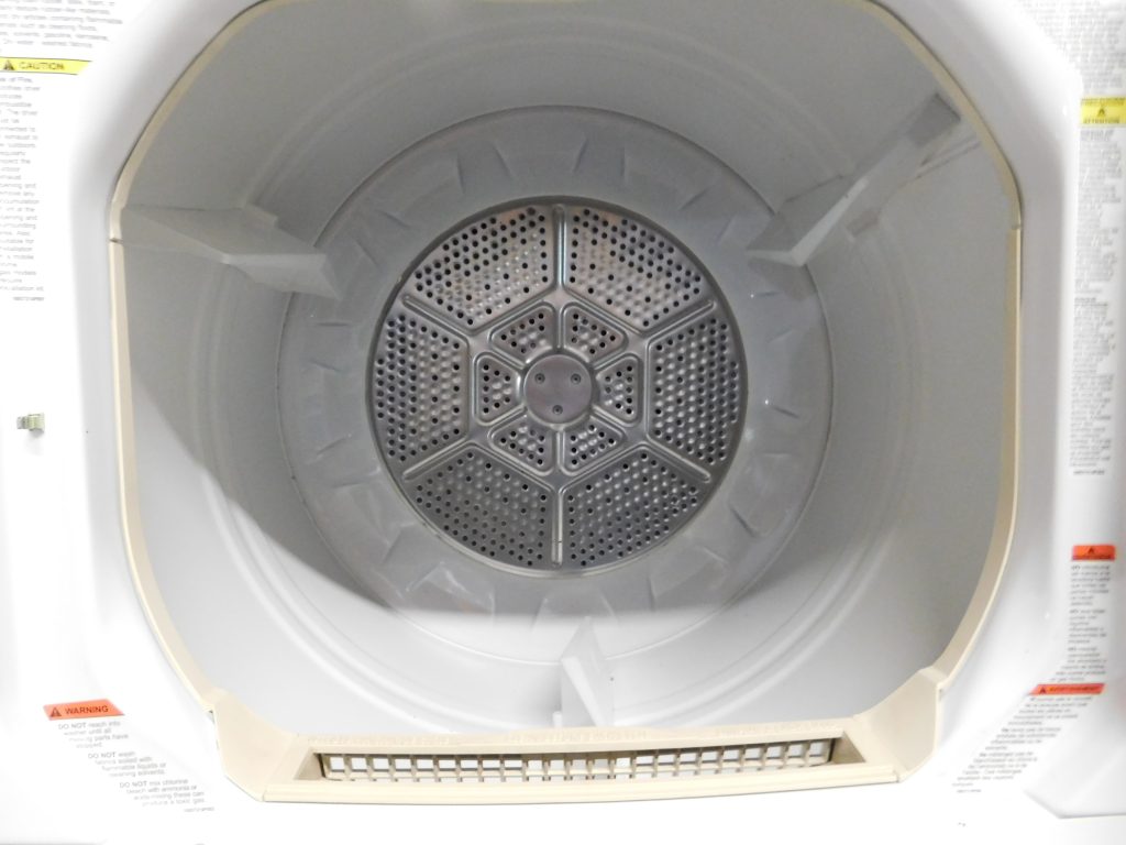 STACKED G.E. (FULL SIZE) WASHER & (GAS) DRYER PRODUCT IDB154