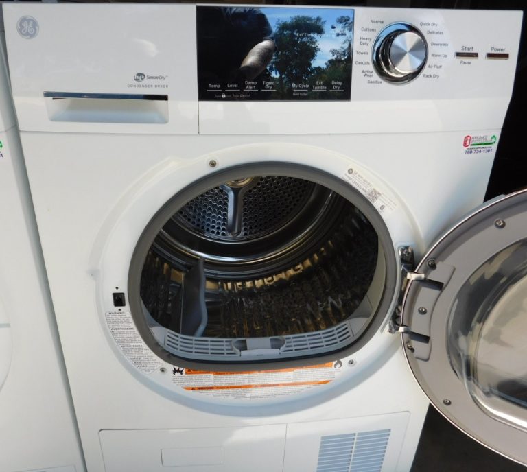 STACKABLE GE WASHER & DRYER (24 INCH 220 VOLT ELECTRIC) A300