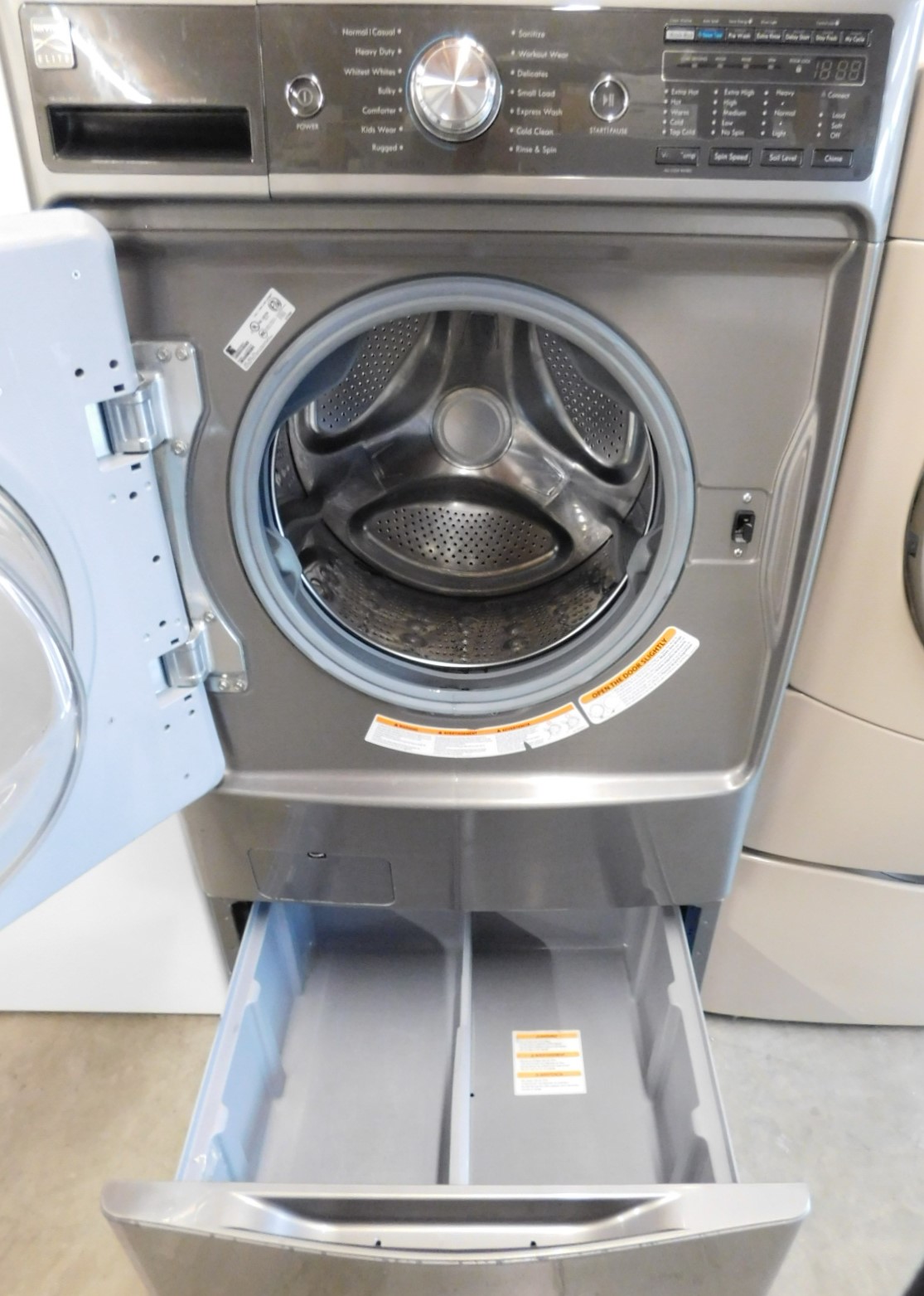 FRONT LOAD- KENMORE WASHER ON PEDISTAL - A--265 (FRONT LOAD)