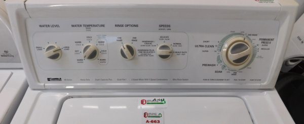 SUGGESTED SET- KENMORE- SUPER CAPACITY- WASHER AND ELECTRIC DRYER- SET PRODUCT ID#A-663 & A-656 - Image 10