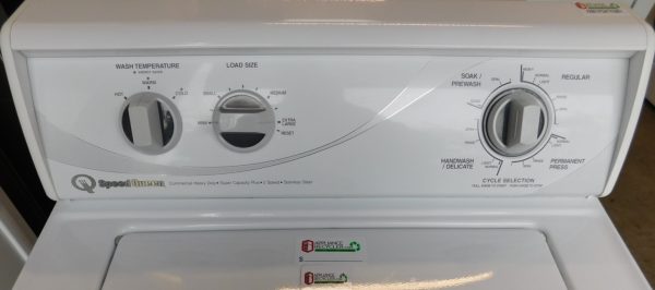 WASHER- SPEED QUEEN (MADE BY ALLIANCE) SUPER KING SIZE CAPACITY- HEAVY DUTY WASHER- PRODUCT ID#A-662 - Image 3