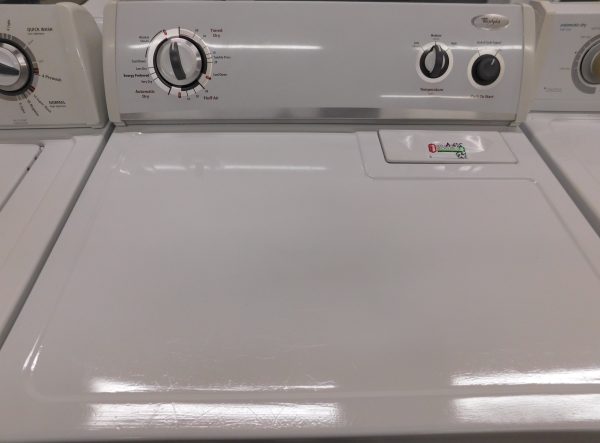 WASHER- WHIRLPOOL SUPER CAPACITY- HEAVY DUTY WASHER & GAS DRYER- PRODUCT ID#A-675 - Image 10