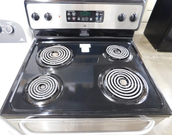 STOVE- 30 INCH GE ELECTRIC BURNER TOP STOVE A-683 - Image 4