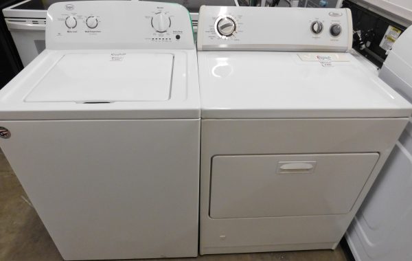 SUGGESTED SET- SUPER CAPACITY PLUS -ROPER WASHER AND WHIRLPOOL GAS DRYER- SET PRODUCT ID#A-684 & A-681