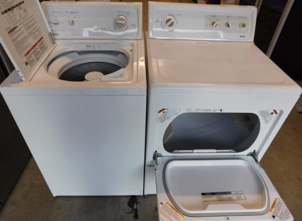 KENMORE SET- SUPER CAPACITY - WASHER AND GAS DRYER- SET PRODUCT ID#A-668 - Image 2