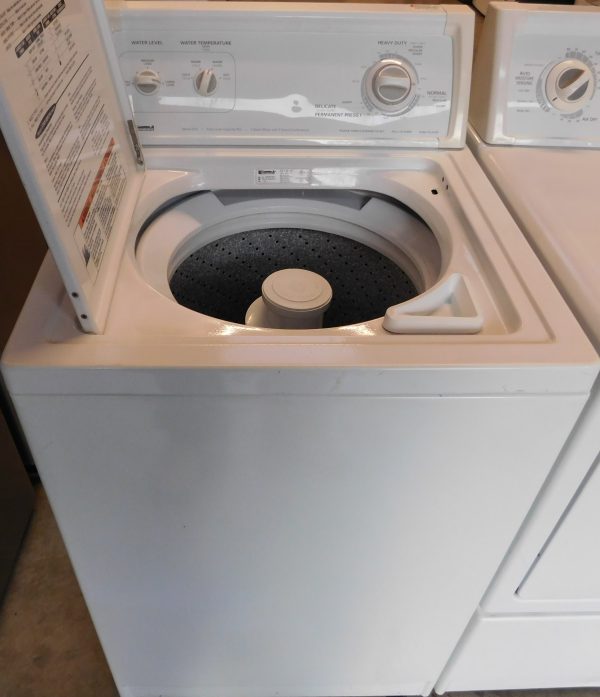 KENMORE SET- SUPER CAPACITY - WASHER AND GAS DRYER- SET PRODUCT ID#A-668 - Image 7