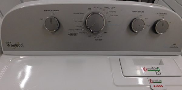 COMBINED KING SIZE MAYTAG WASHER AND WHIRLPOOL GAS DRYER- SET PRODUCT ID#A-655 - Image 12