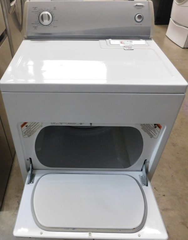 DRYER- AMANA SUPER CAPACITY ELECTRIC- A-689 - Image 3