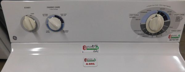 DRYER- GE SUPER CAPACITY PLUS- A-691 - Image 3