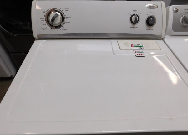 DRYER- WHIRLPOOL SUPER CAPACITY PLUS- A-522 - Image 2