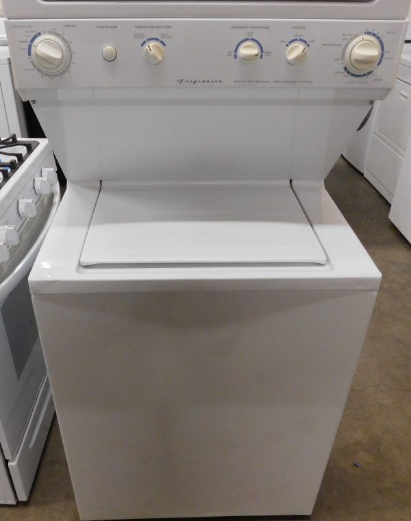 STACK FRIGIDAIRE WASHER & DRYER (FULL SIZE 220V ELECTRIC) A-633 - Image 3