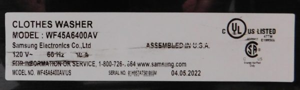SAMSUNG WASHER (ALMOST NEW) AND GAS DRYER SET - PRODUCT ID#A-505 HERNANDEZ 03/10/25 - Image 7