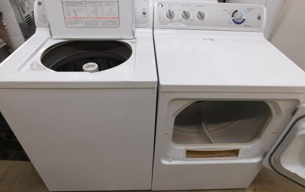 GENERAL ELECTRIC SET- SUPER CAPACITY - WASHER AND ELECTRIC DRYER- SET PRODUCT ID#A-596 - Image 2