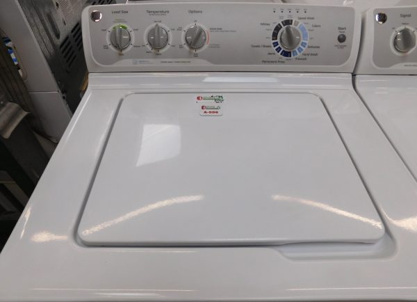 GENERAL ELECTRIC SET- SUPER CAPACITY - WASHER AND ELECTRIC DRYER- SET PRODUCT ID#A-596 - Image 4