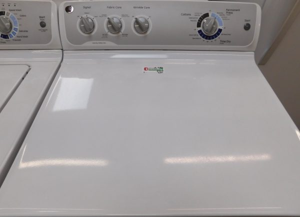 GENERAL ELECTRIC SET- SUPER CAPACITY - WASHER AND ELECTRIC DRYER- SET PRODUCT ID#A-596 - Image 10