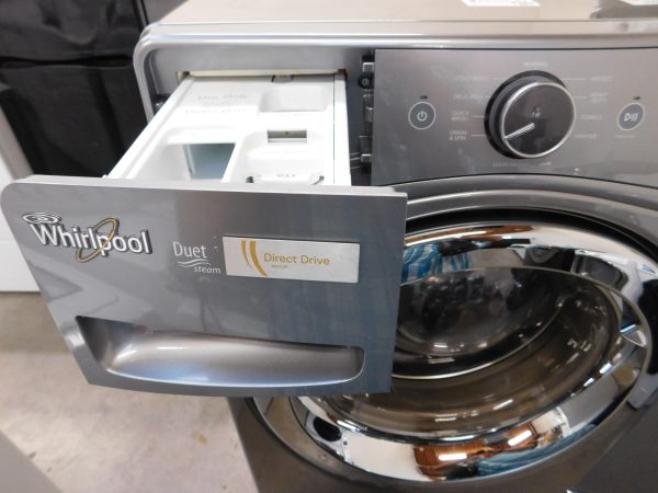 WHIRLPOOL WASHER AND ELECTRIC DRYER-WITH STEAM- ON PEDESTALS - PRODUCT ID# A-545 - Image 6