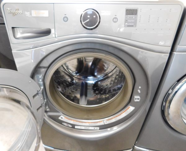 WHIRLPOOL WASHER AND ELECTRIC DRYER-WITH STEAM- ON PEDESTALS - PRODUCT ID# A-545 - Image 7