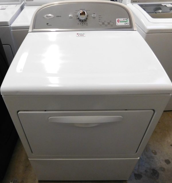 DRYER- WHIRLPOOL (GAS) KING SIZE CAPACITY PLUS- A-459