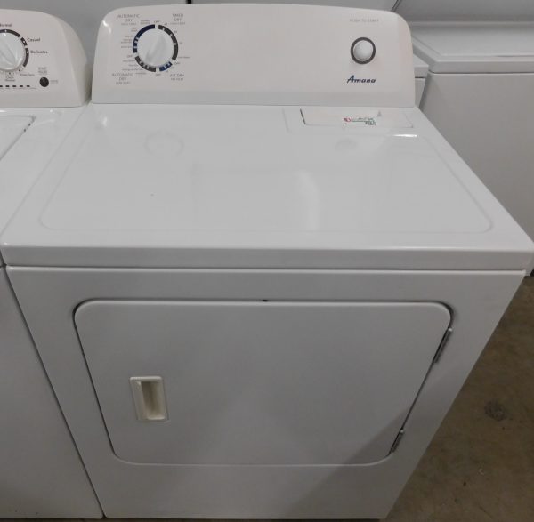 KENMORE/AMANA ELECTRIC SET- SUPER CAPACITY - WASHER AND DRYER- SET PRODUCT ID#A-555 - Image 10