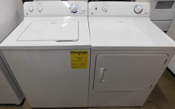 GENERAL ELECTRIC SET- SUPER CAPACITY - WASHER AND GAS DRYER- SET PRODUCT ID#A-611 ISAAC SAAVEDRA