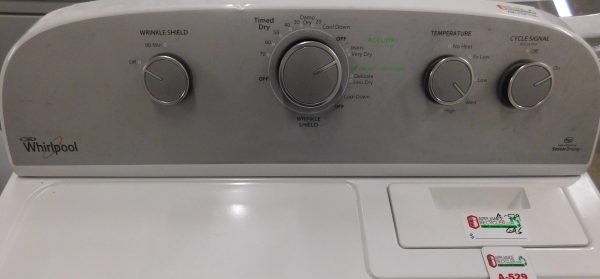 DRYER- WHIRLPOOL SUPER CAPACITY PLUS- A-529 - Image 3