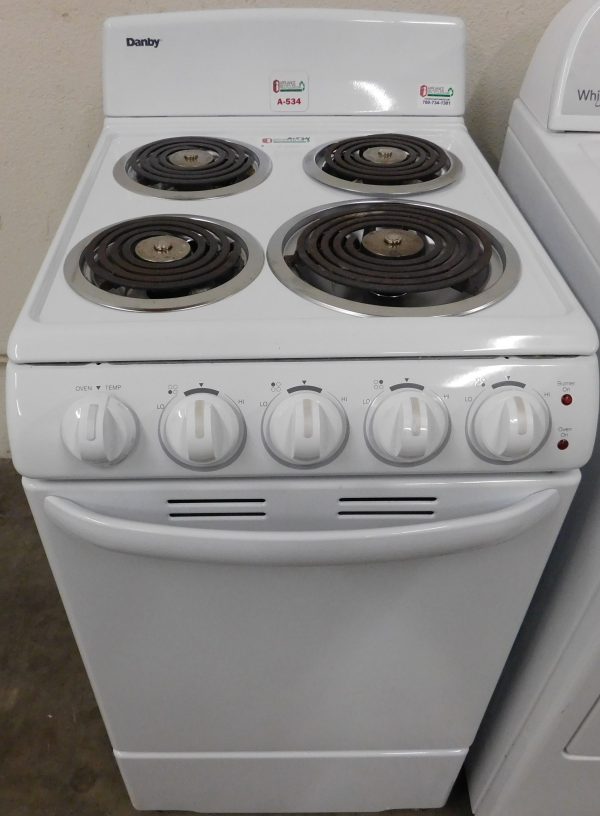 STOVE- 20 INCH DANBY ELECTRIC 4 BURNER TOP STOVE A-534