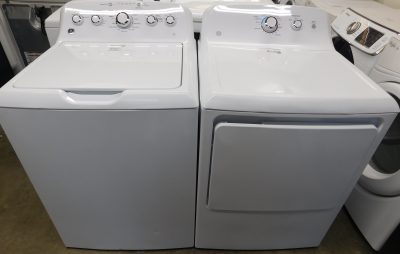 WASHER- GE KING SIZE CAPACITY- HEAVY DUTY WASHER & GAS DRYER- PRODUCT ID#A-453
