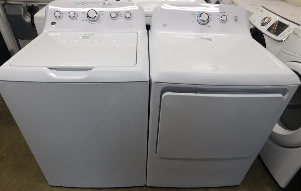WASHER- GE KING SIZE CAPACITY- HEAVY DUTY WASHER & GAS DRYER- PRODUCT ID#A-453