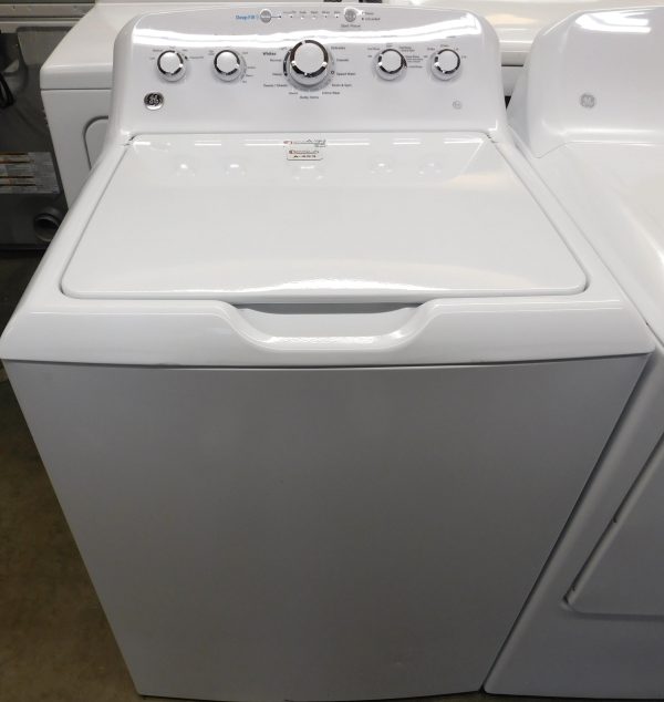 WASHER- GE KING SIZE CAPACITY- HEAVY DUTY WASHER & GAS DRYER- PRODUCT ID#A-453 - Image 3
