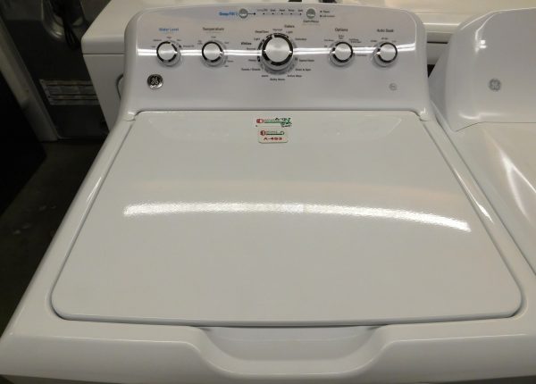 WASHER- GE KING SIZE CAPACITY- HEAVY DUTY WASHER & GAS DRYER- PRODUCT ID#A-453 - Image 4
