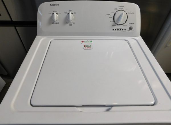 ADMIRAL WASHER- SUPER CAPACITY- HEAVY DUTY WASHER- PRODUCT ID#A-232 - Image 2