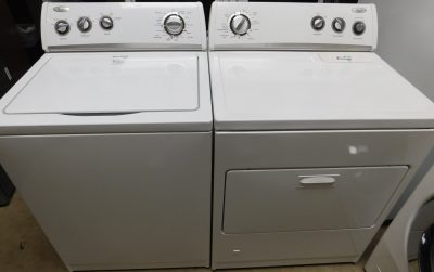 WHIRLPOOL WASHER & DRYER SET GAS--KING SIZE CAPACITY- HEAVY DUTY- PRODUCT ID#A-224