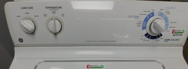 GENERAL ELECTRIC WASHER- SUPER CAPACITY- HEAVY DUTY WASHER- PRODUCT ID#A-303 - Image 3