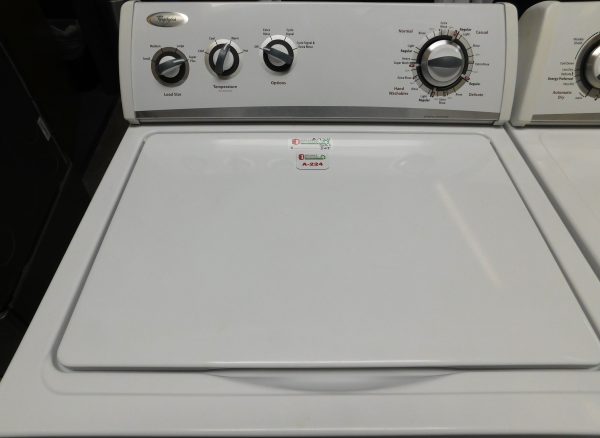 WHIRLPOOL WASHER & DRYER SET GAS--KING SIZE CAPACITY- HEAVY DUTY- PRODUCT ID#A-224 - Image 4