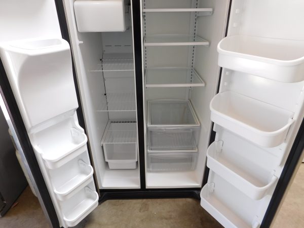 26 CU. FT. FRIGIDAIRE SIDE-BY-SIDE REFRIGERATOR & FREEZER (WITH ICE & WATER DISPENSER) (STAINLESS STEEL) A-238 - Image 6