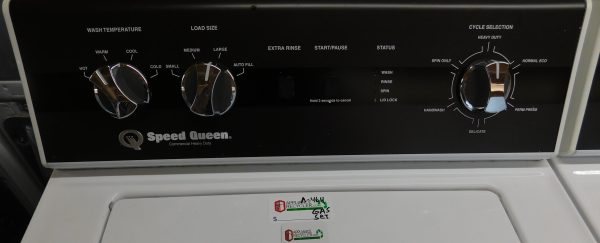 SPEED QUEEN (COMMERCIAL GRADE) (ALMOST NEW) WASHER & DRYER SET GAS (MADE BY ALLIANCE) --KING SIZE CAPACITY- HEAVY DUTY- PRODUCT ID#A-464 - Image 5