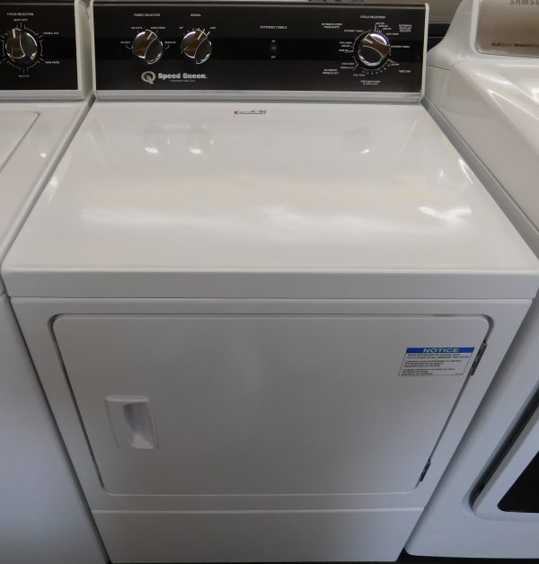 SPEED QUEEN (COMMERCIAL GRADE) (ALMOST NEW) WASHER & DRYER SET GAS (MADE BY ALLIANCE) --KING SIZE CAPACITY- HEAVY DUTY- PRODUCT ID#A-464 - Image 9