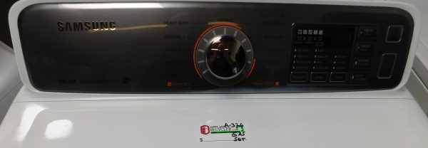 SAMSUNG- KING SIZE CAPACITY PLUS -WASHER AND GAS DRYER- SET PRODUCT ID#A-326 - Image 9