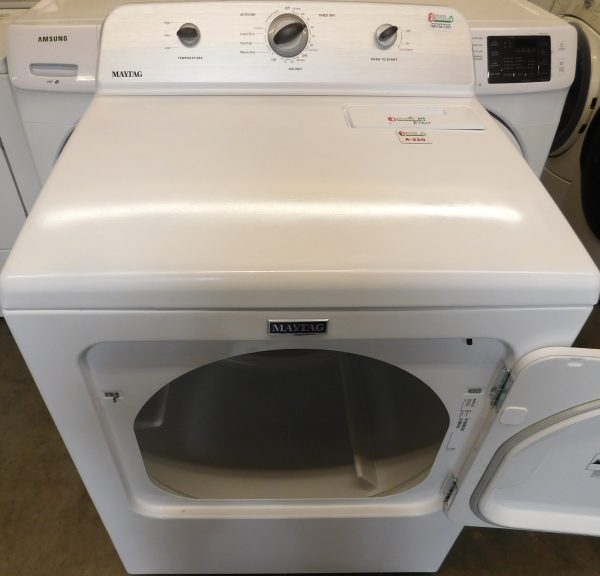 DRYER- MAYTAG (VERY NEW) KING SIZE CAPACITY ELECTRIC- A-210 - Image 4