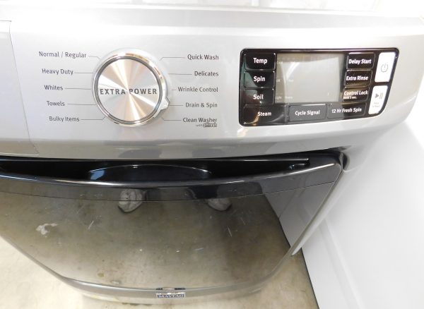 FRONT LOAD- (VERY NEW) MAYTAG (KING SIZE) (GREY) FRONT LOAD WASHER - A-167  (FRONT LOAD) - Image 3