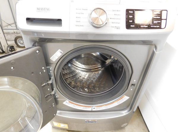 FRONT LOAD- (VERY NEW) MAYTAG (KING SIZE) (GREY) FRONT LOAD WASHER - A-167  (FRONT LOAD) - Image 6