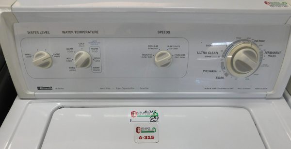 KENMORE WASHER & DRYER -SUPER CAPACITY -WASHER AND GAS DRYER- PRODUCT ID#A-315  ROBERT ALVARADO DEL 06-17-25 - Image 6