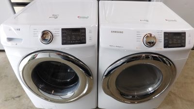 SAMSUNG WASHER AND GAS DRYER SET - PRODUCT ID# A-460