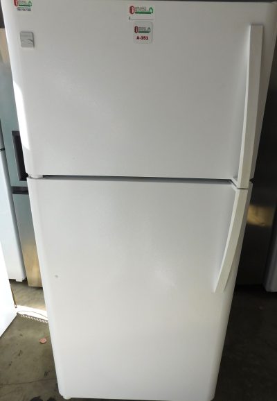 18 CU. FT. KENMORE TOP FREEZER (WITH OR WITHOUT ICE MAKER) REFRIGERATOR WITH GLASS SHELVES A-351 (Copy)